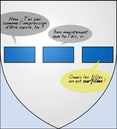 Une 1e question (facile) qui vous donnera un point à l'endroit sans vous mettre la tête à l'envers. [Retrouvez le nom de la commune en vous inspirant du dialogue blasonnesque ! ]