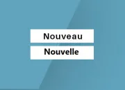 Quiz Nouveau, nouvelle