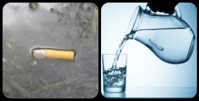 Combien de litre d'eau pollue un mégot de cigarette ?