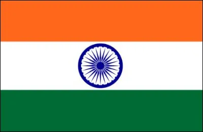 Es-ce bien le drapeau de l'Inde ?