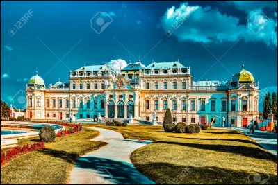 Le palais du Belvédère se trouve à Vienne.