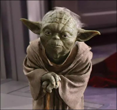 Un maître Jedi vert qui va malheureusement mourir.