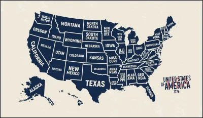 Si l'on classait les États américains par ordre alphabétique, lequel apparaîtrait en premier parmi ceux-là ?