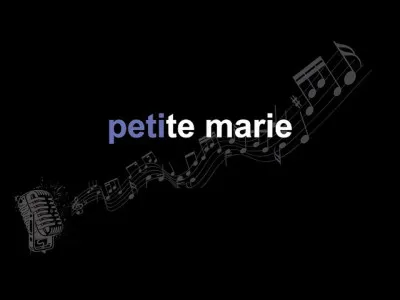 Quel chanteur d'Astaffort est l'auteur-compositeur et interprète du titre ''Petite Marie'' ?