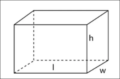 Calculer le volume d'un pavé droit avec longueur = 7 cm, largeur = 4 cm et hauteur = 2 cm.