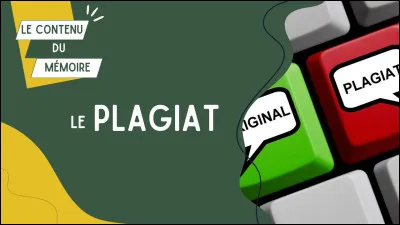 Quelle est la définition du plagiat ?