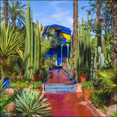 Dans quelle ville d'Afrique du Nord, pouvez-vous visiter le splendide jardin Majorelle ?