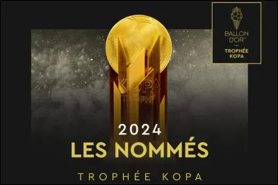 Qui a remporté le trophée Kopa ?