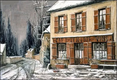 Qui a peint cette maison sous la neige ?