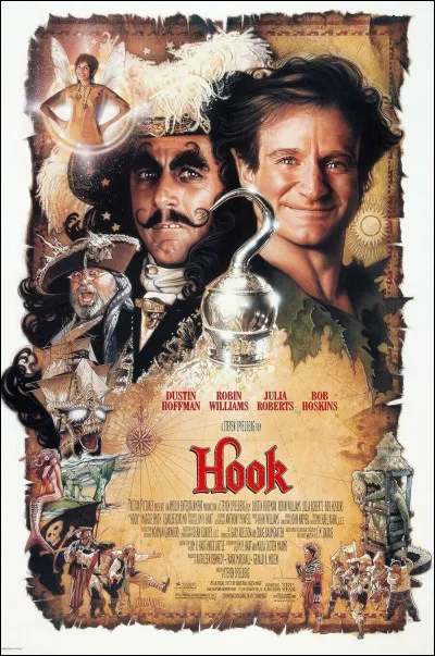 Dans ''Hook'', comment s'appelle l'acteur incarnant le capitaine Crochet ?