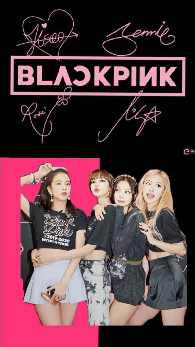 Est-ce qu'il doit y avoir le nom des membres de Blackpink sur ton fond d'écran ?