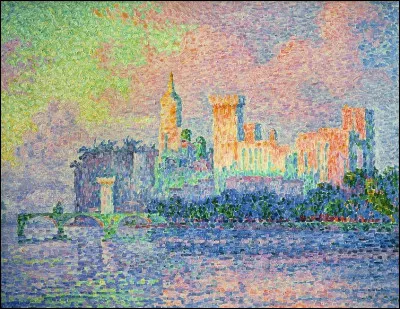 Quel peintre a représenté le "Palais des Papes, Avignon" ?