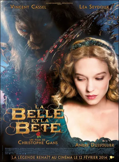 En quelle année l'adaptation française de la belle et la bête est-elle sortie au cinéma ?