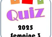 Quiz Quiz d'actualit semaine 3