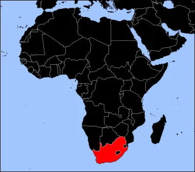 Quelle est la superficie approximative de l'Afrique du Sud ?