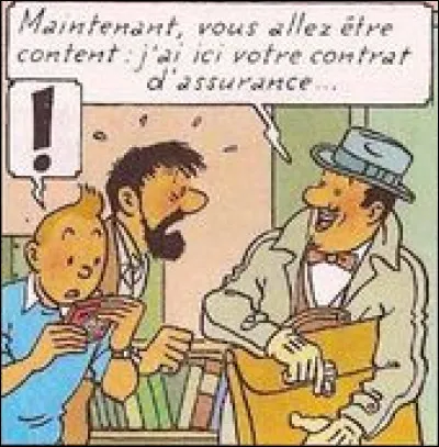 Bandes dessinées : Comment se prénomme l'assureur Lampion dans la bande dessinée "Les Aventures de Tintin" ?