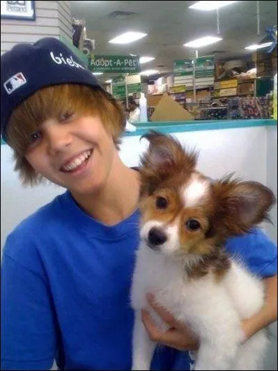 Comment s'appelle le chien de Justin ?