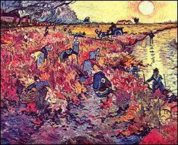 Quel peintre hollandais a ralis 'La vigne rouge' ?