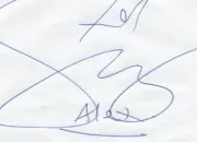 Quiz De qui est cet autographe ?