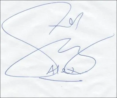 De qui est cet autographe ?