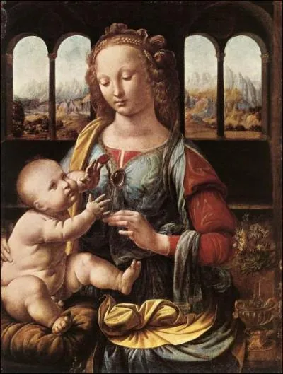 Ce tableau, dit 'La vierge  l'oeillet', est-il de Lonard ?