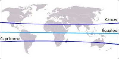 Quel tropique passe entre Cuba et la Floride ?