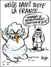 Neige en janvier... .