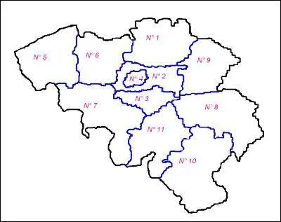 A quel numro correspond la province d'Anvers ? (cliquer sur les cartes pour les agrandir) !