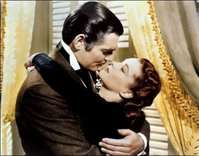 Clark Gable et Vivien Leigh dans...