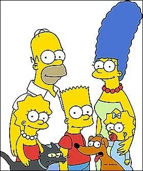 Comment s'appellent les membres de la famille Simpson ?