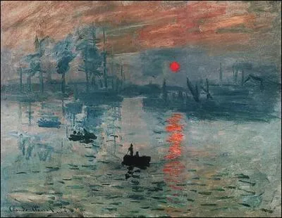 'Impression Soleil levant', Qui est l'artiste de cette oeuvre ?