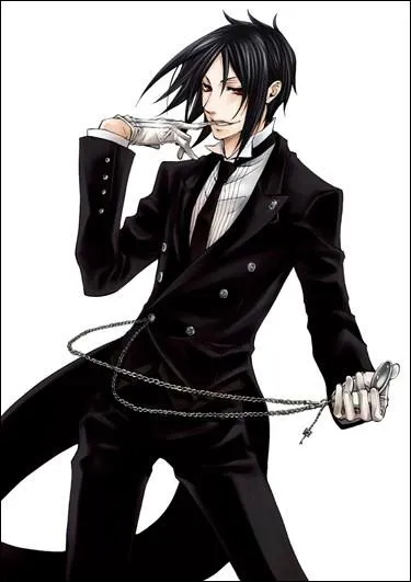 Je suis un dmon ayant conclu un pacte avec un humain pour accomplir sa vengeance puis pouvoir dvorer son me. Je suis un Majordome des Enfers, Sebastian Michaelis :