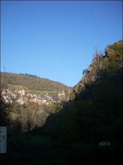 Dans un site remarquable, cette petite bourgade s'accroche aux pentes escarpes de gorges. Lesquelles ?