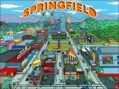 Quel est le nom de la ville des Simpson ?