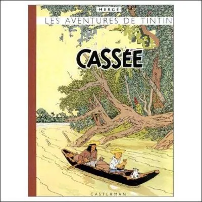 Qu'est-ce qui est ''cassée'' dans cette aventure de Tintin ?