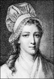 Femme engage, scandalise par Marat, qu'elle surnommait 'le massacreur de septembre', elle le poignarda dans sa baignoire. Elle mourut guillotine.