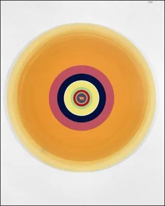 Voici un tableau titr 'Gorgeous concentric sunny line' ( peu prs Superbe ligne concentrique ensoleille) qui a t ralis par le peintre ?