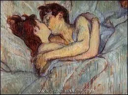 Qui a peint Baiser dans le lit ?