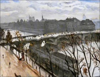 Quai du Louvre en hiver