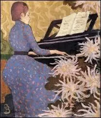 Jeune femme au piano, 1890