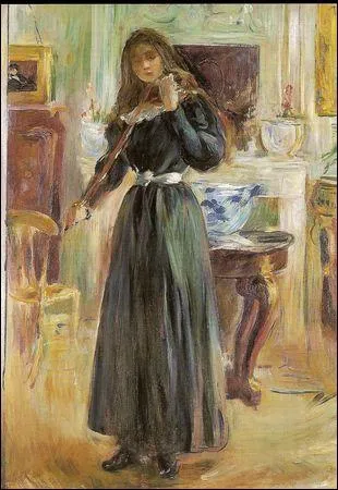 Julie Manet au violon, 1893