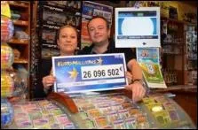 Que vient d'annoncer Euromillions concernant le billet gagnant de 26 millions d'euros valid  Wimereux ?