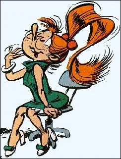 Voici l'bouriffante  fiance  d'un clbre hros belge de BD, Gaston Lagaffe, cr par le gnialissime Andr Franquin. Celle qui porte si firement cette queue de cheval est