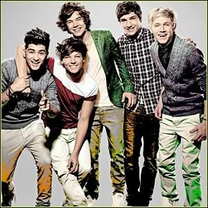 Sur la couverture de leur album  Up All Night , dans quel ordre sont-ils ?