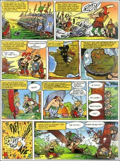 De quel album d'Astrix est tire cette planche de BD ?