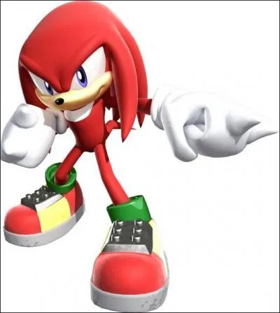 Knuckles est un chidn rouge, mais quel ge a-t-il dans les jeux ?