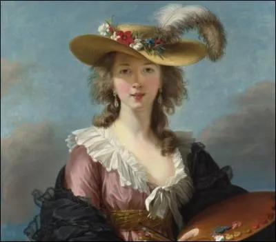 Portrait au chapeau de paille