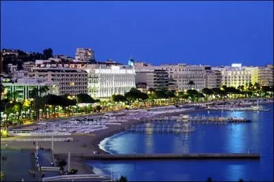 La Promenade de la Croisette a été rendue célèbre grâce à un festival de cinéma. Dans quelle ville se trouve-t-elle ?