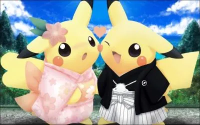 Que font ces deux Pikachu ?