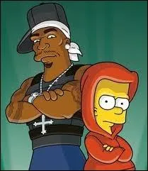 Quel rappeur est  ct de Bart Simpson ?